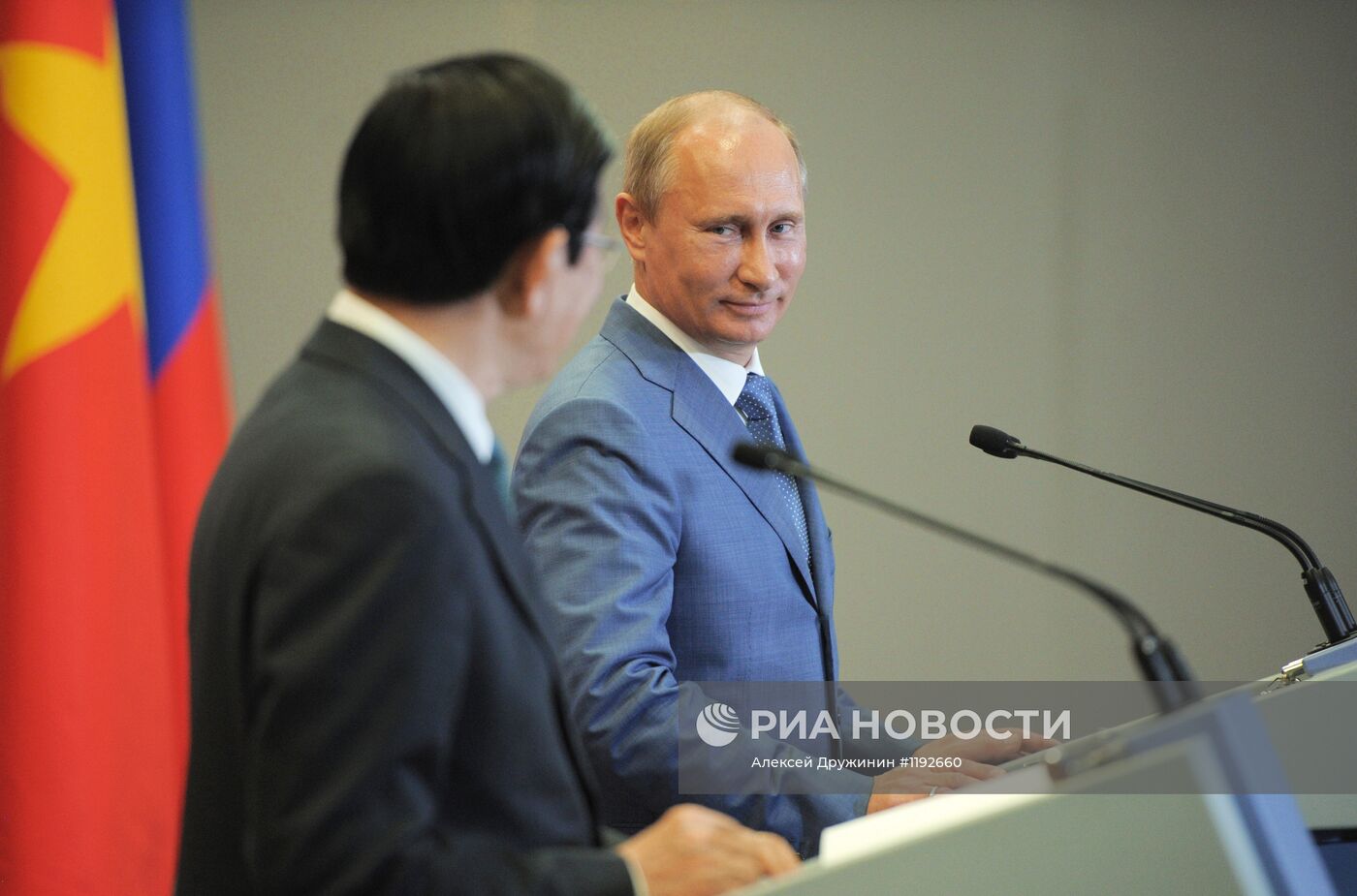 Встреча президента РФ В.Путина с Чыонг Тан Шангом