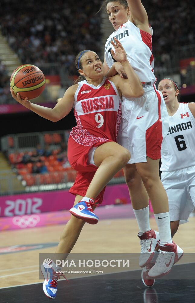 ОИ - 2012. Баскетбол. Женщины. Матч Канада - Россия