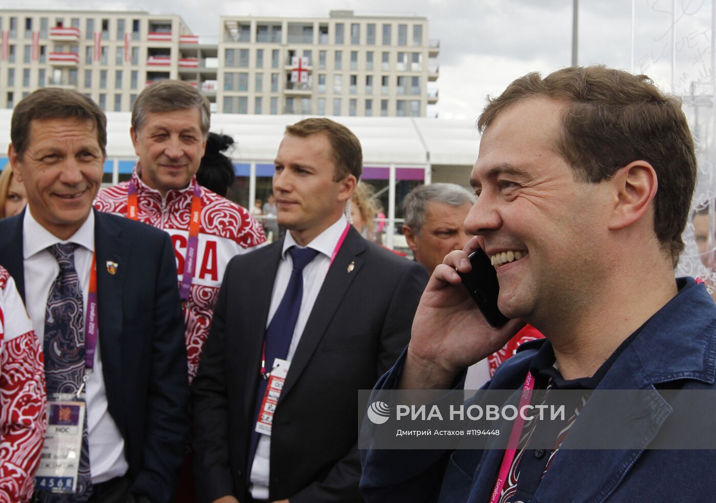 Премьер-министр РФ Д.Медведев в Лондоне