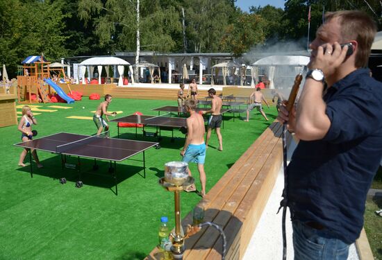 Зона отдыха с бассейнами открылась в парке "Сокольники"