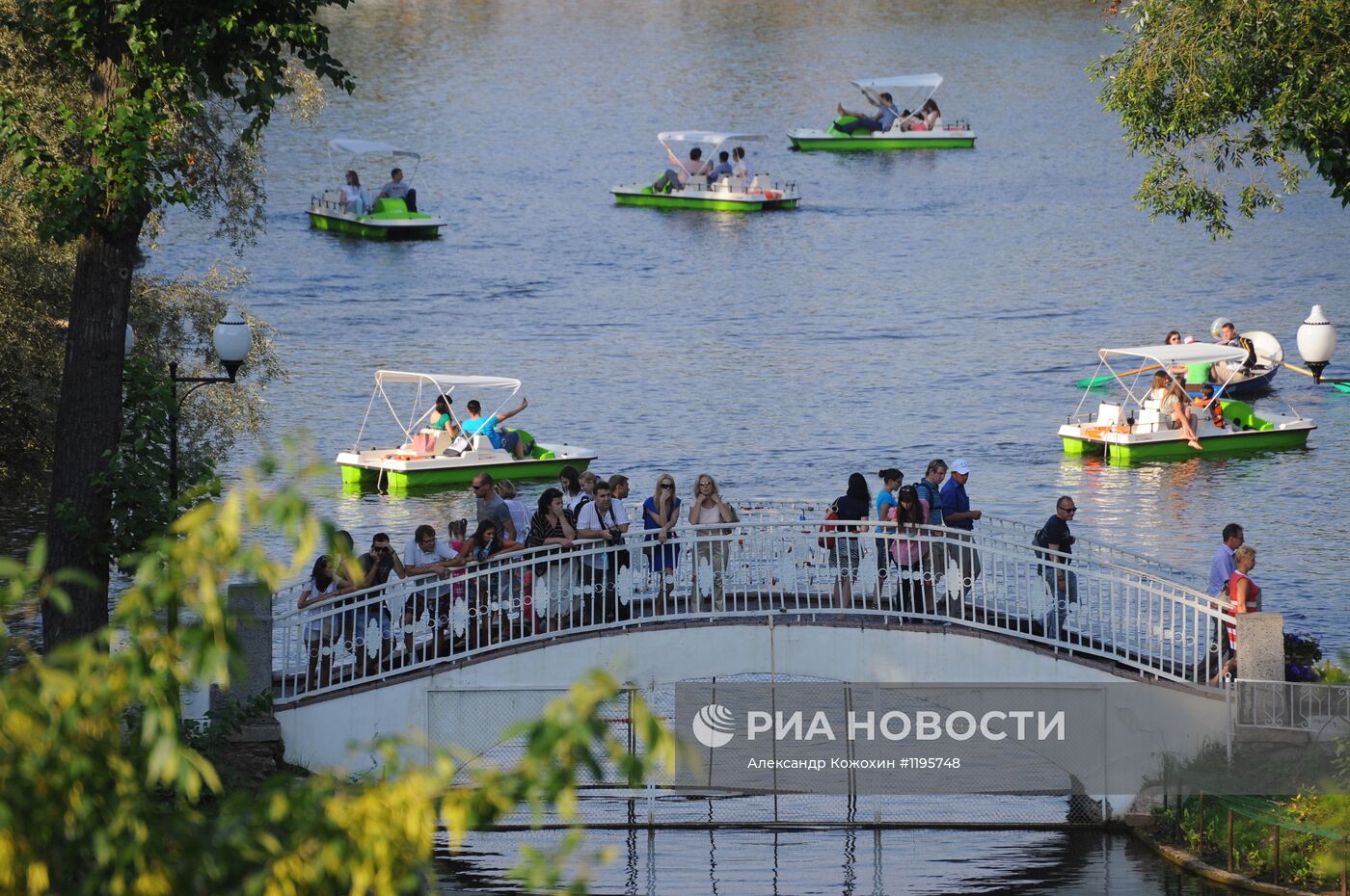 Отдых горожан в Москве