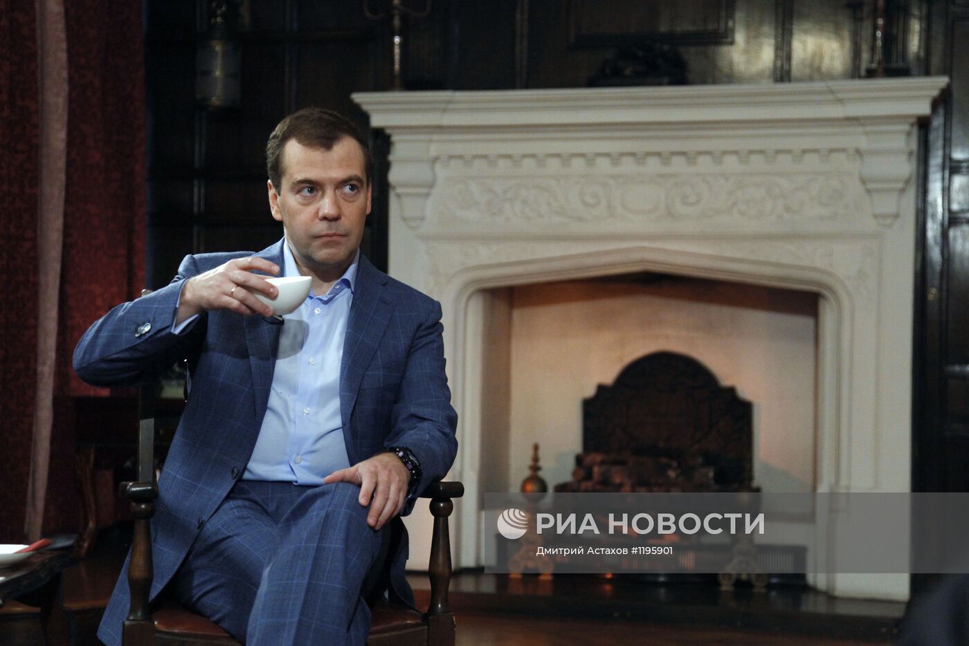 Премьер-министр РФ Д.Медведев дал интервью газете "Таймс"