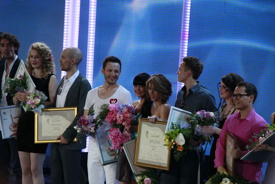 Закрытие международного конкурса "Новая волна 2012"