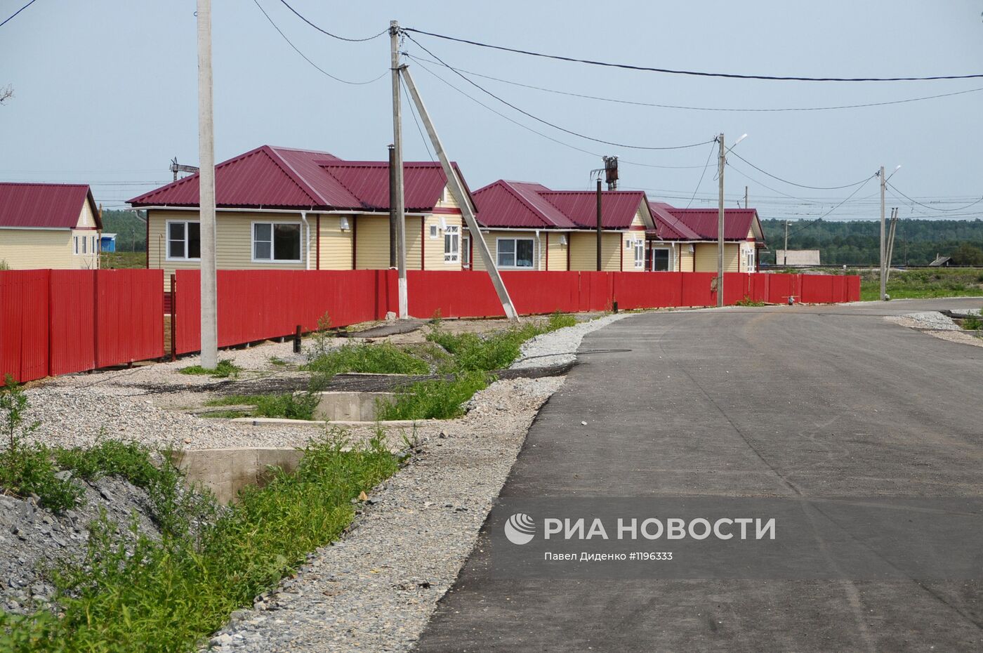 Восстановление сгоревшего поселка Тыгда в Амурской области