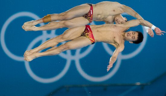 ОИ - 2012. Синхронные прыжки в воду. Мужчины. Вышка. 10 метров