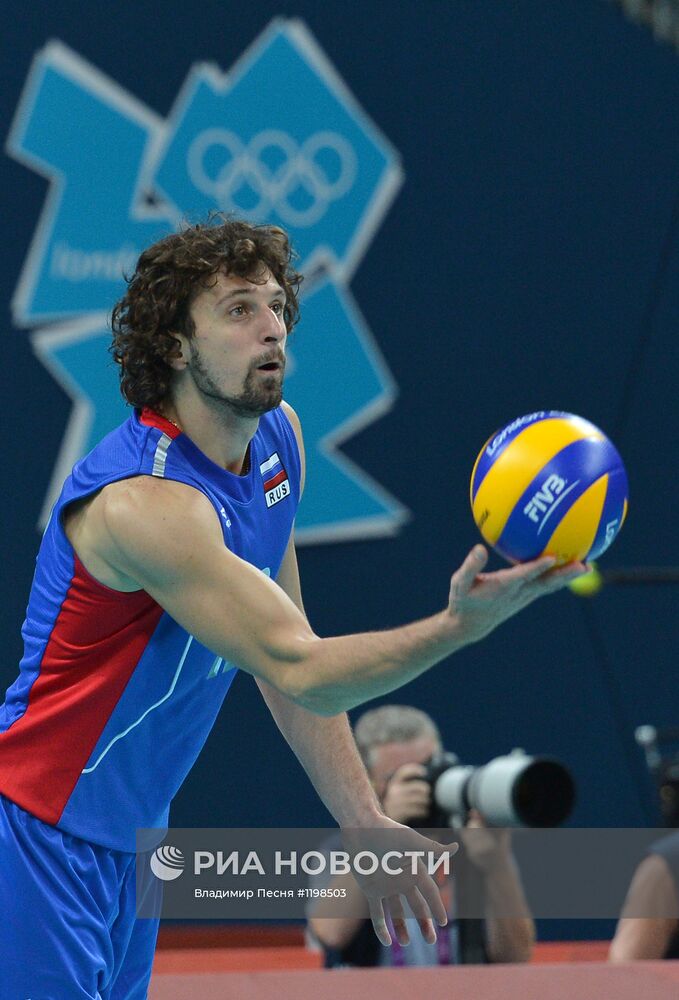 ОИ - 2012. Волейбол. Мужчины. Матч сборных Бразилии и России