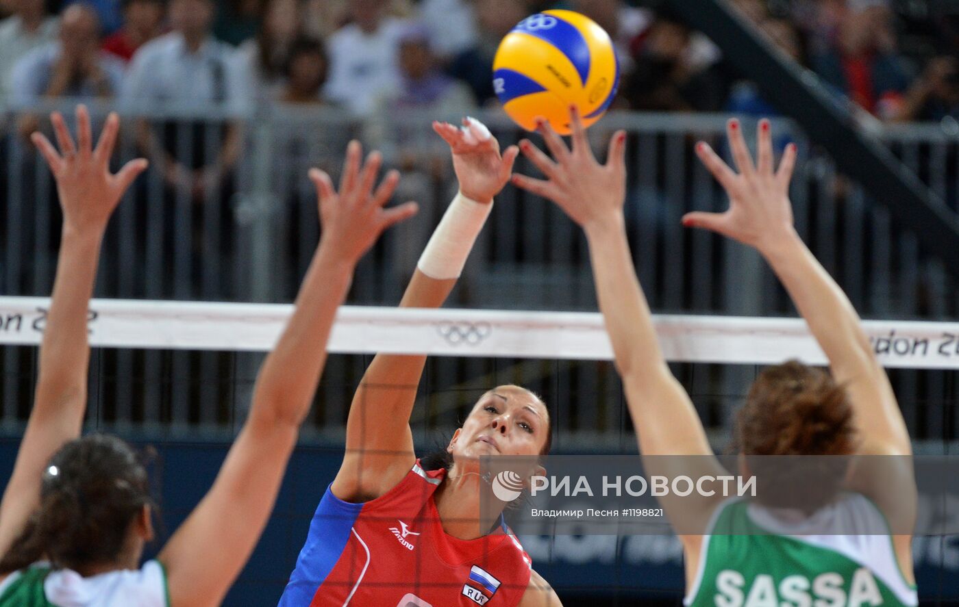 ОИ - 2012. Волейбол. Женщины. Матч сборных Алжира и России