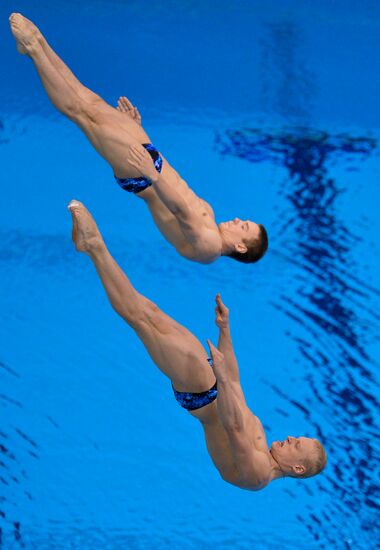 ОИ - 2012. Синхронные прыжки в воду. Мужчины. Трамплин. 3 метра