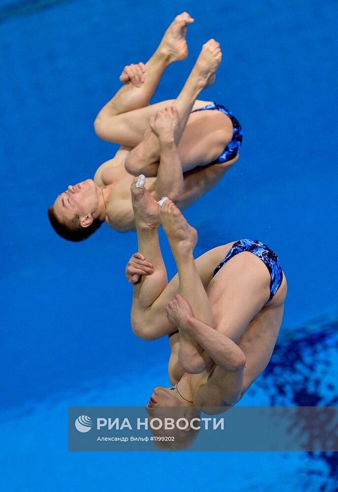 ОИ - 2012. Синхронные прыжки в воду. Мужчины. Трамплин. 3 метра