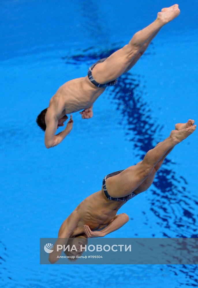 ОИ - 2012. Синхронные прыжки в воду. Мужчины. Трамплин. 3 метра