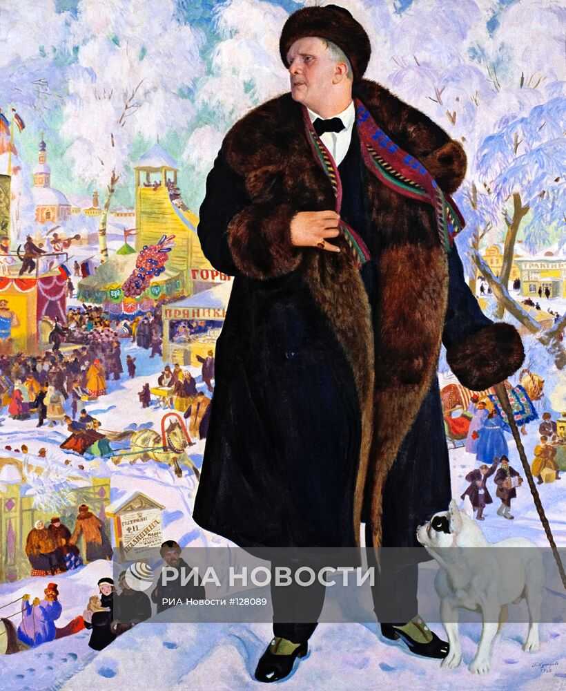 Репродукция картины "Портрет Федора Шаляпина"