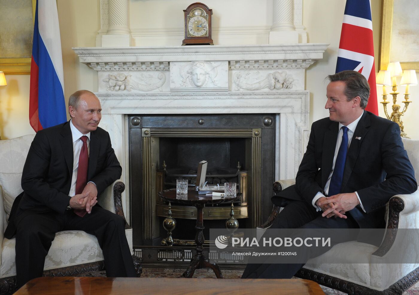 Президент РФ В.Путин с рабочим визитом в Великобритании