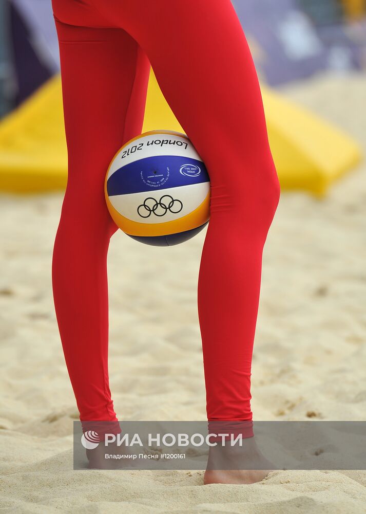 ОИ – 2012. Тренировка сборной России по пляжному волейболу