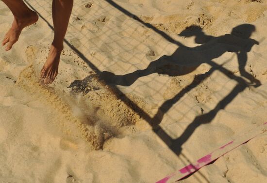 ОИ – 2012. Тренировка сборной России по пляжному волейболу