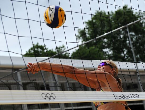 ОИ – 2012. Тренировка сборной России по пляжному волейболу