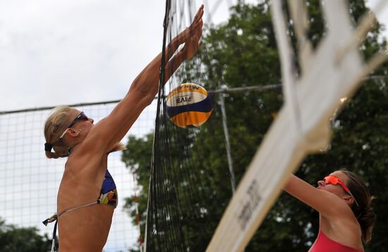 ОИ – 2012. Тренировка сборной России по пляжному волейболу