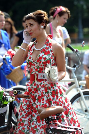 Велопарад "Леди на велосипеде"