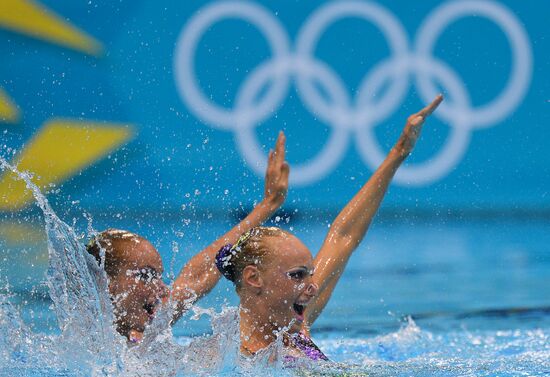 ОИ - 2012. Синхронное плавание. Дуэт. Квалификация