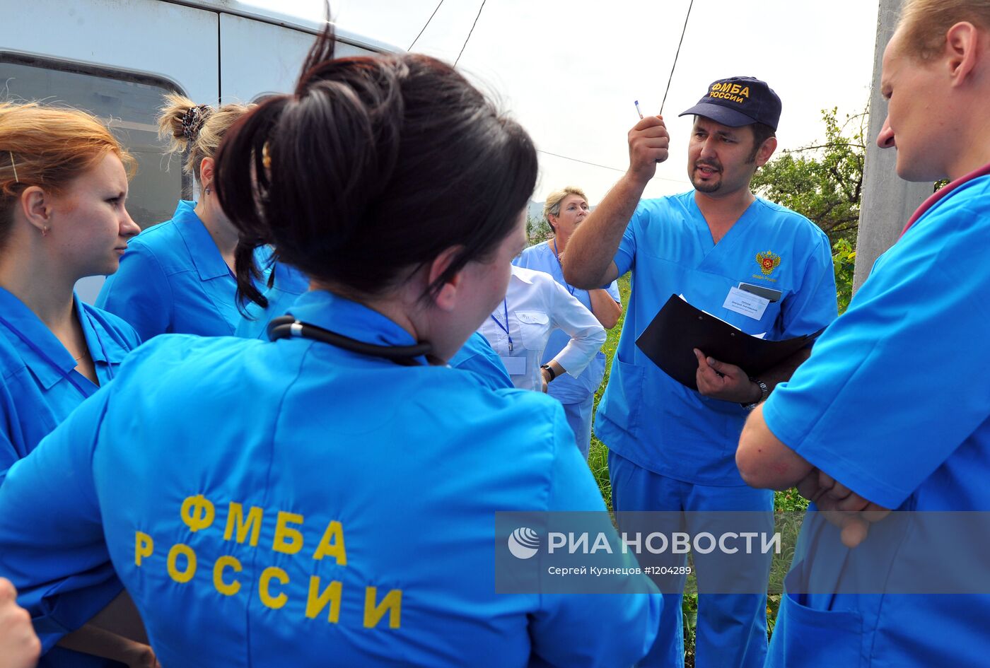 Мобильный отряд ФМБА России проводит диспансеризацию в Осетии