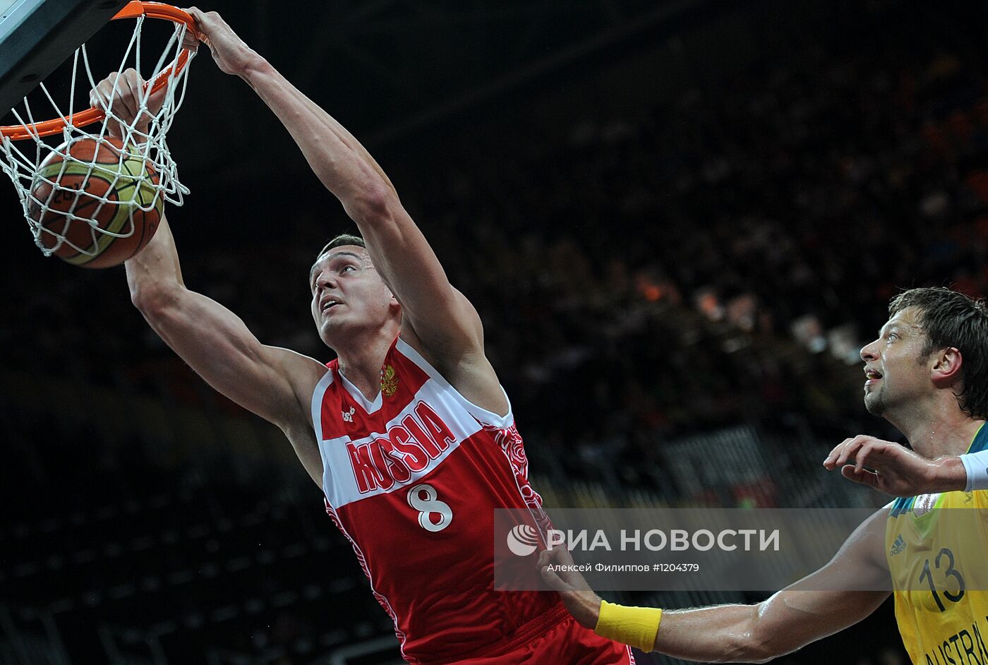 ОИ - 2012. Баскетбол. Мужчины. Матч сборных Австралии и России