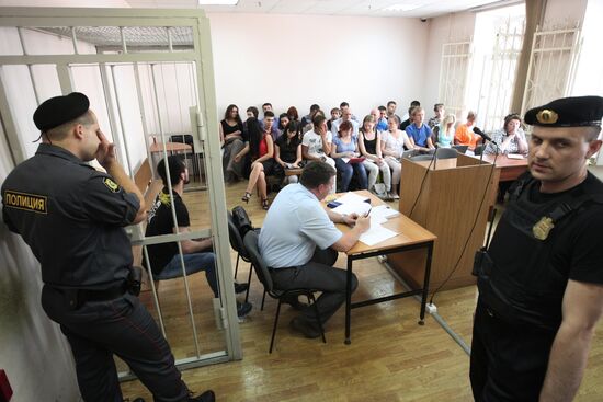 Заседание суда по делу Р. Мирзаева