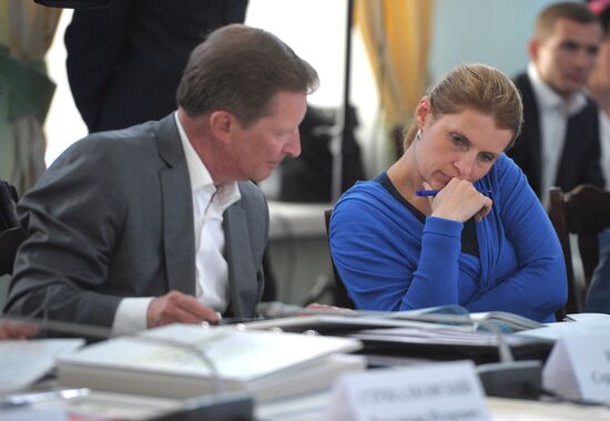 Заседание Попечительского совета РГО на Валааме