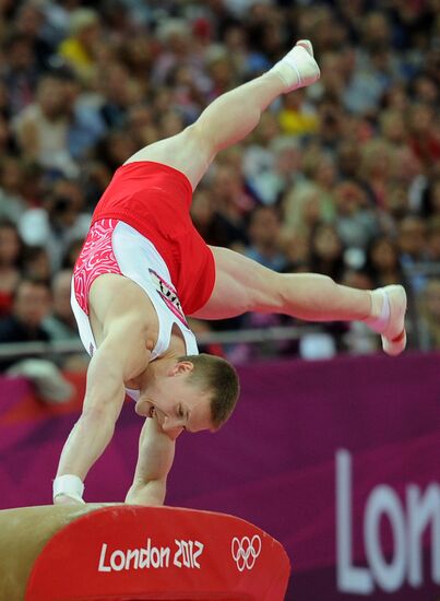 ОИ - 2012. Спортивная гимнастика. Мужчины. Опорный прыжок