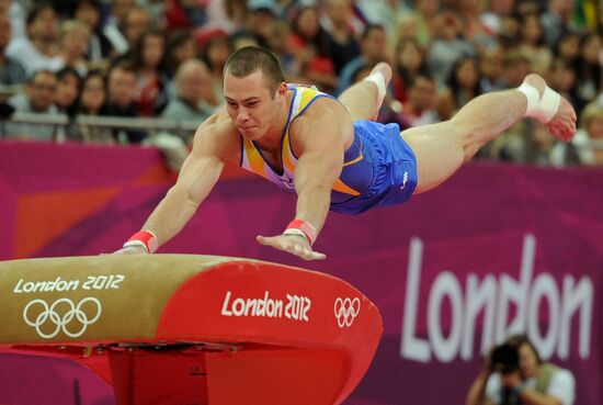 ОИ - 2012. Спортивная гимнастика. Мужчины. Опорный прыжок