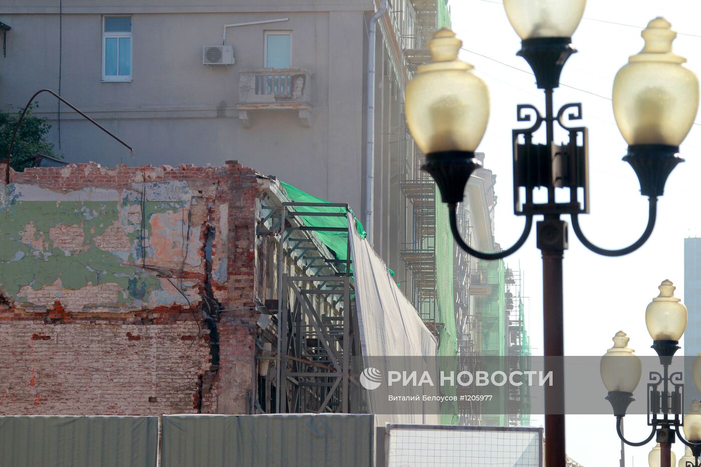 Снос исторической усадьбы на Арбате в Москве