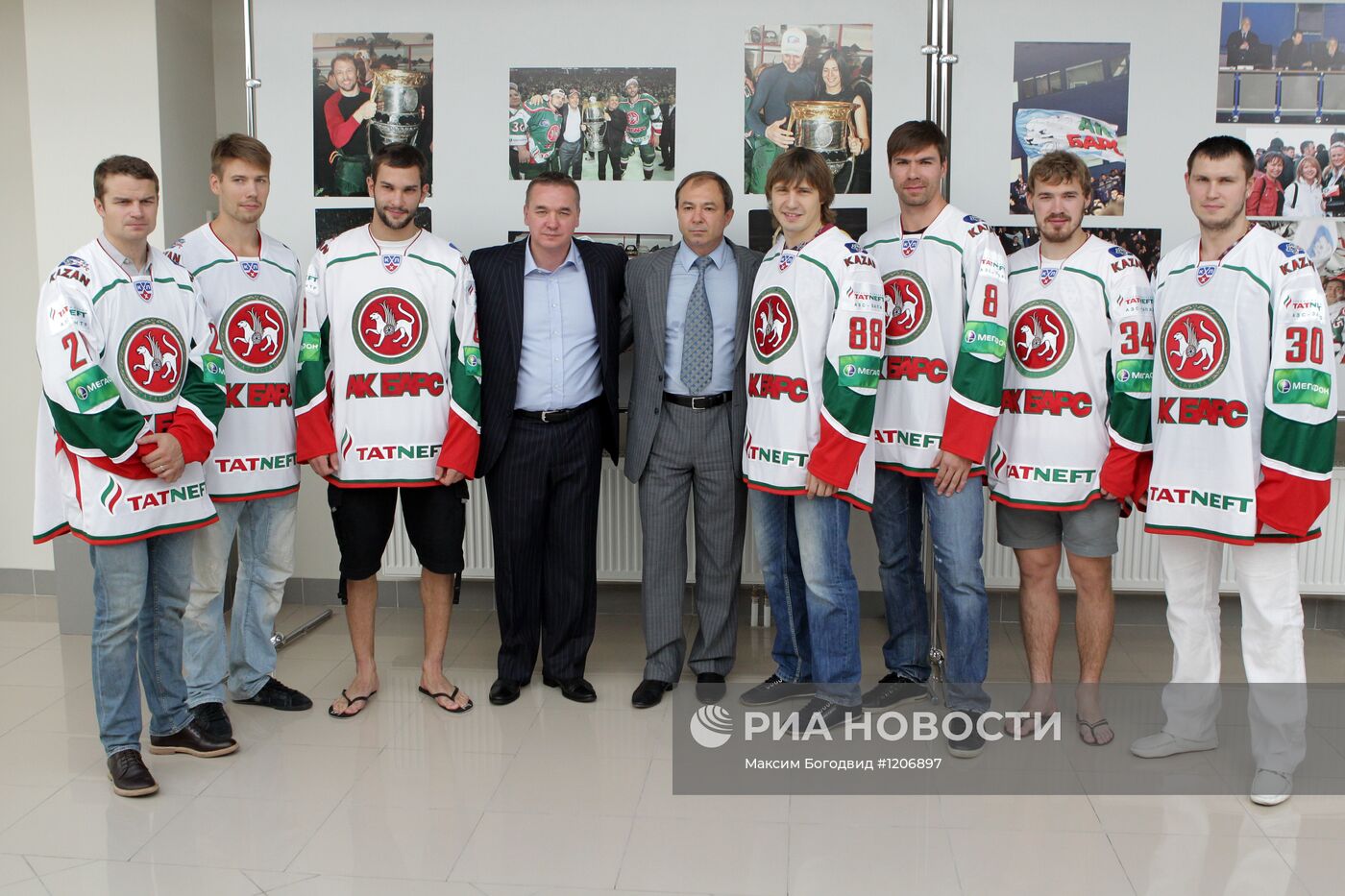 Представление новых игроков хоккейного клуба "Ак Барс"