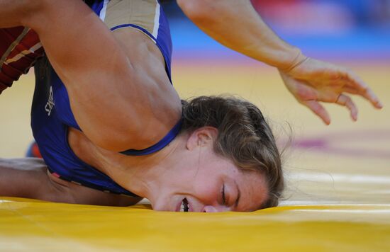 ОИ - 2012. Вольная борьба. Женщины. Второй день