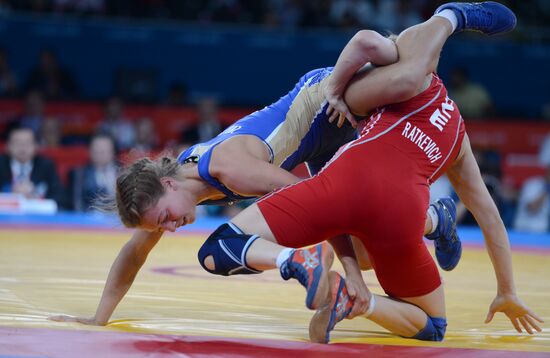 ОИ - 2012. Вольная борьба. Женщины. Второй день