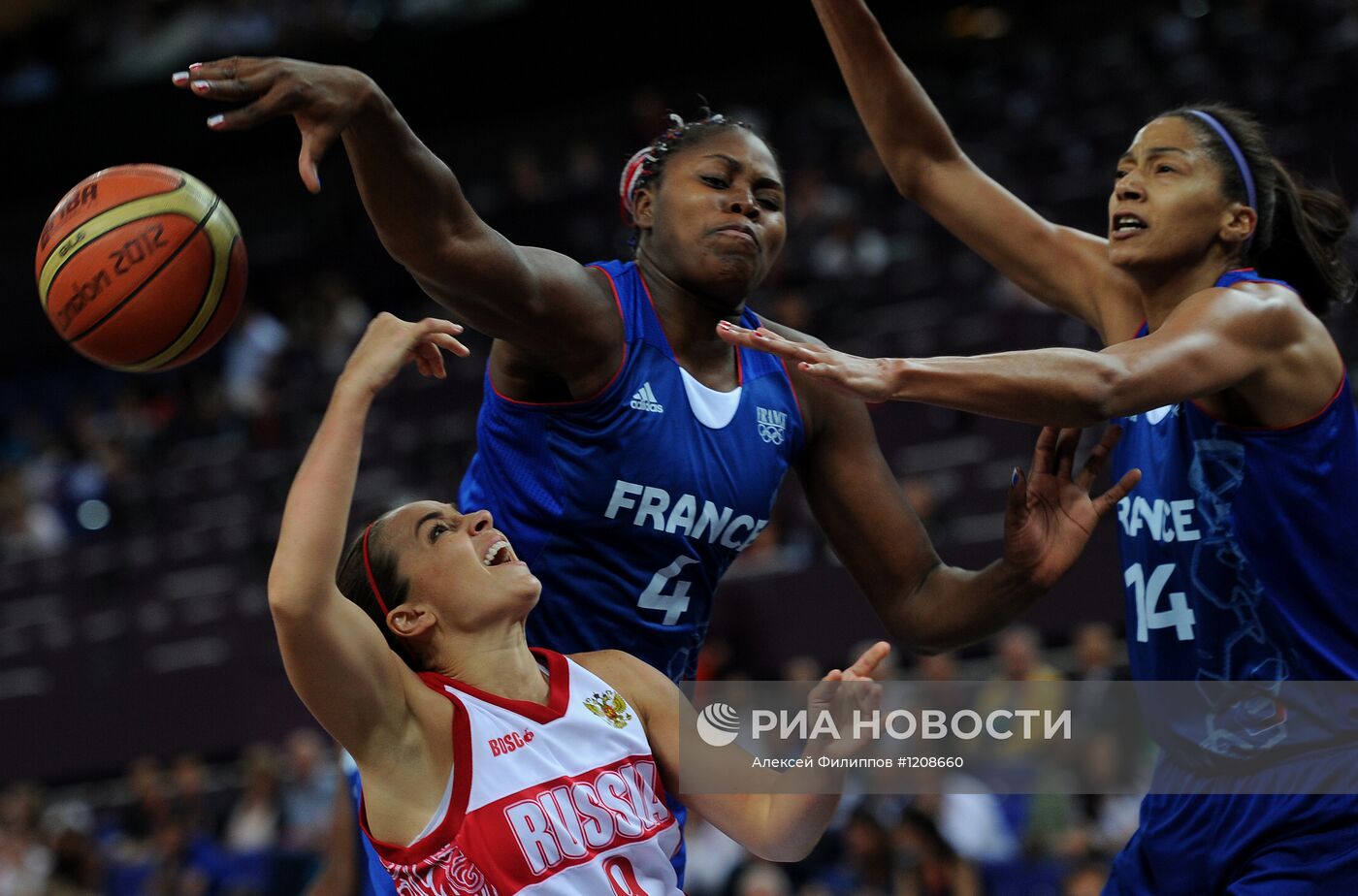 ОИ - 2012. Баскетбол. Женщины. Матч Россия – Франция