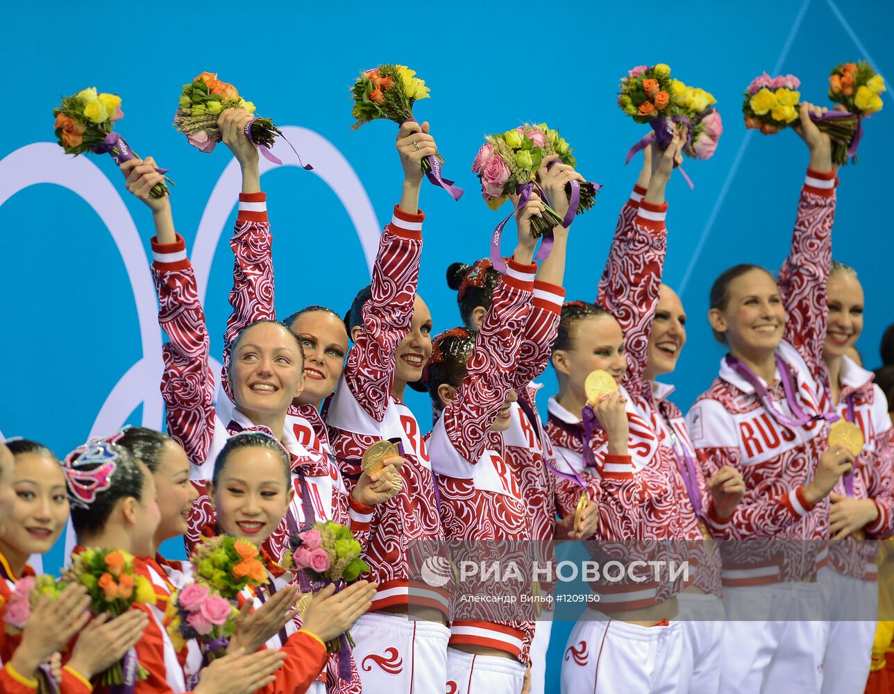 ОИ - 2012. Синхронное плавание. Командные соревнования. Финал