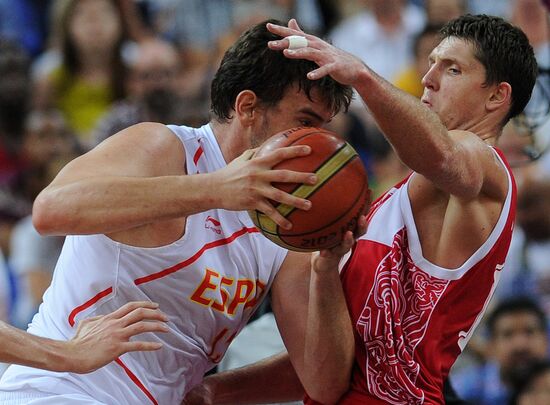 ОИ - 2012. Баскетбол. Мужчины. Матч Испания – Россия