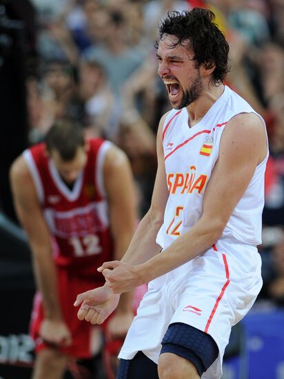 ОИ - 2012. Баскетбол. Мужчины. Матч Испания – Россия