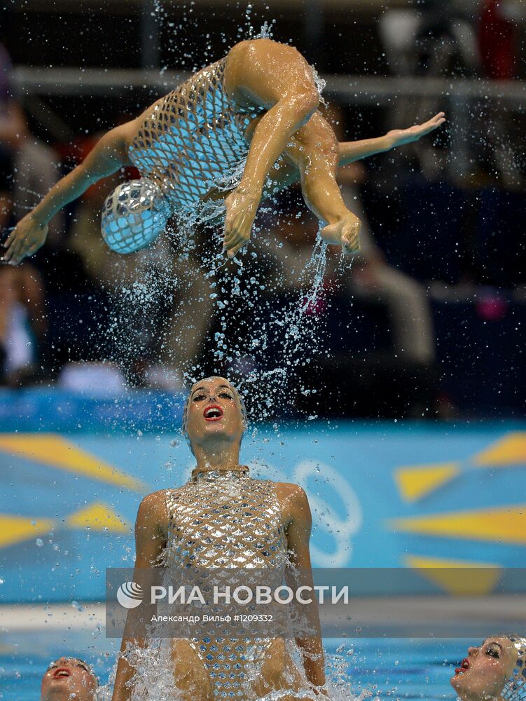 ОИ - 2012. Синхронное плавание. Командные соревнования. Финал