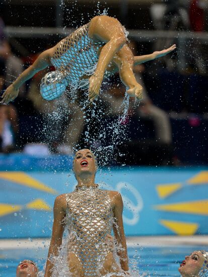 ОИ - 2012. Синхронное плавание. Командные соревнования. Финал