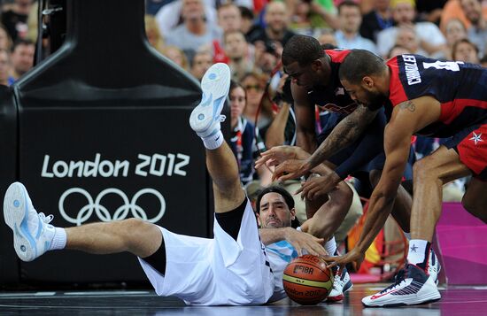 ОИ - 2012. Баскетбол. Мужчины. Матч Аргентина - США