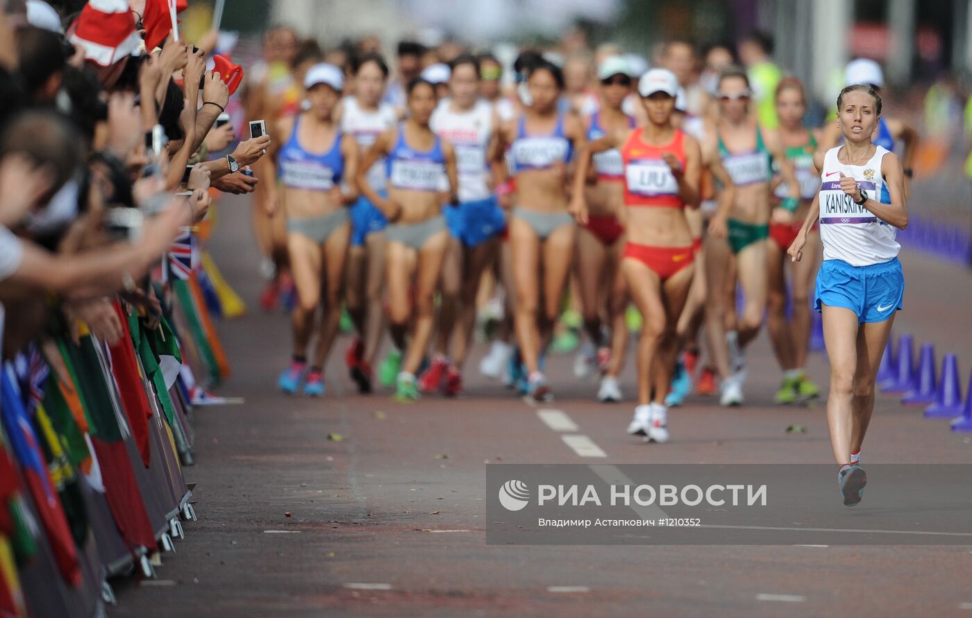 ОИ - 2012. Легкая атлетика. Спортивная ходьба. Женщины. 20 км