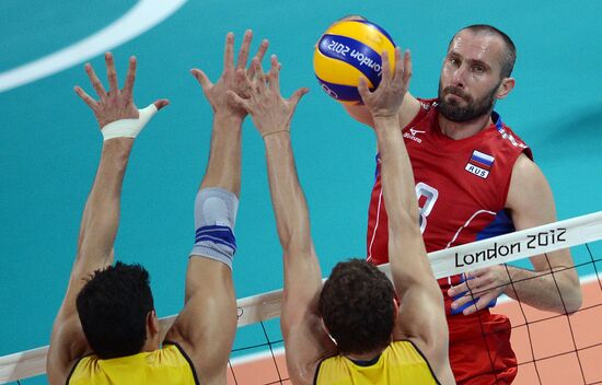 ОИ - 2012. Волейбол. Матч Россия – Бразилия