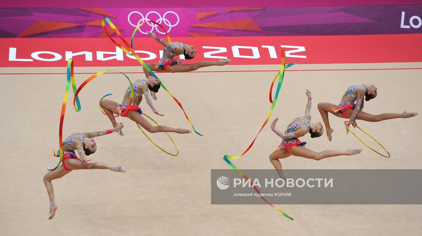 ОИ - 2012. Художественная гимнастика. Группы. Финал | РИА Новости Медиабанк