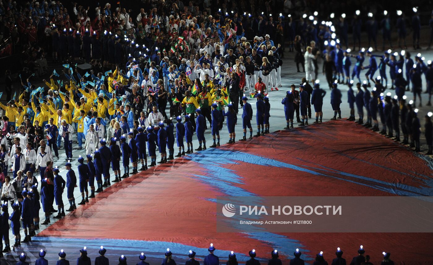 ОИ - 2012. Церемония закрытия