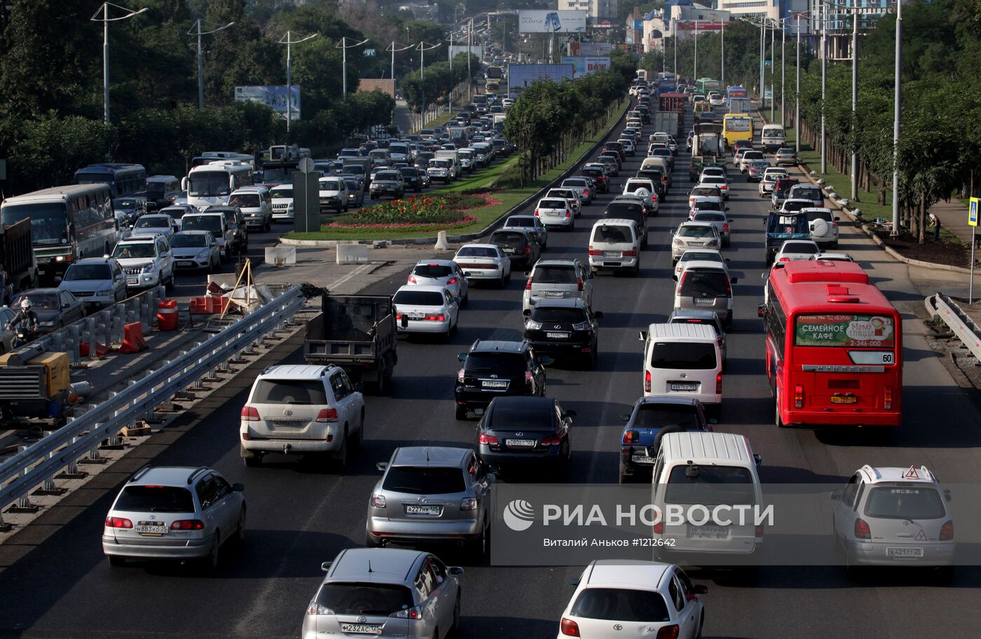 Автомобильные пробки во Владивостоке