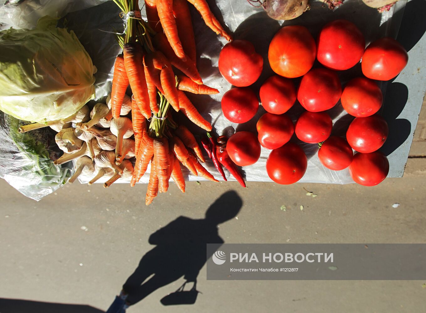 Уличная торговля в Великом Новгороде