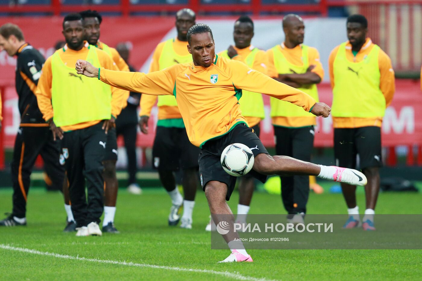 Футбол. Тренировка сборной Кот д’Ивуара