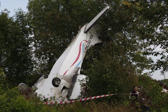 Крушение легкомоторного самолета в Ленинградской области