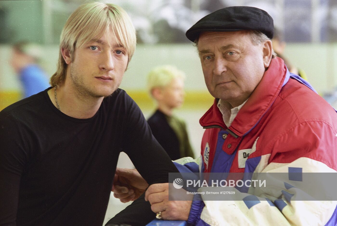 Евгений Плющенко и Алексей Мишин