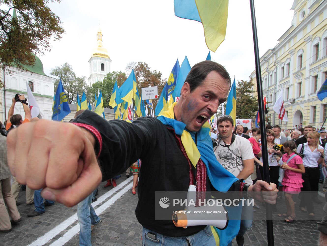 Празднование Дня независимости на Украине