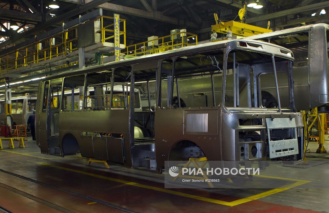 Работа Павловского автобусного завода